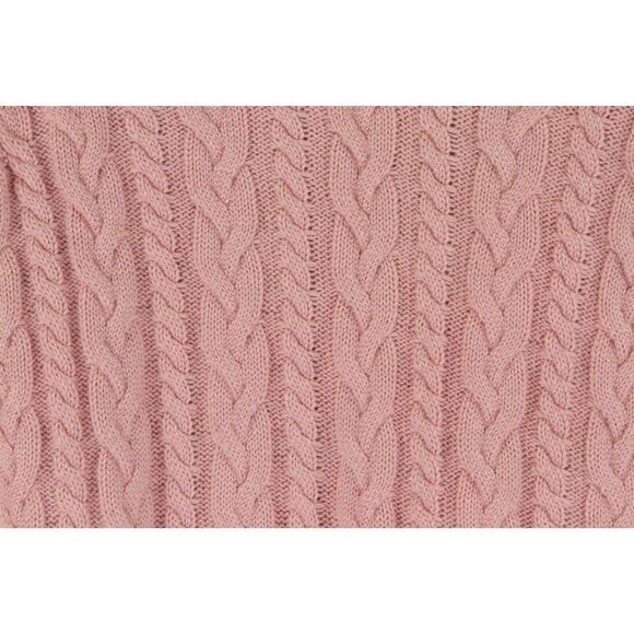 H&M Basic Sweater Cableknit Alpaca wool blend pink - Picture 3 of 9
